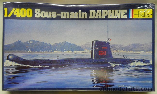 Heller 1/400 Submarine Daphne / Diane / Doris / Flore / Galantee / Junon / Psyche / Venus / Sirene, 1073 plastic model kit
